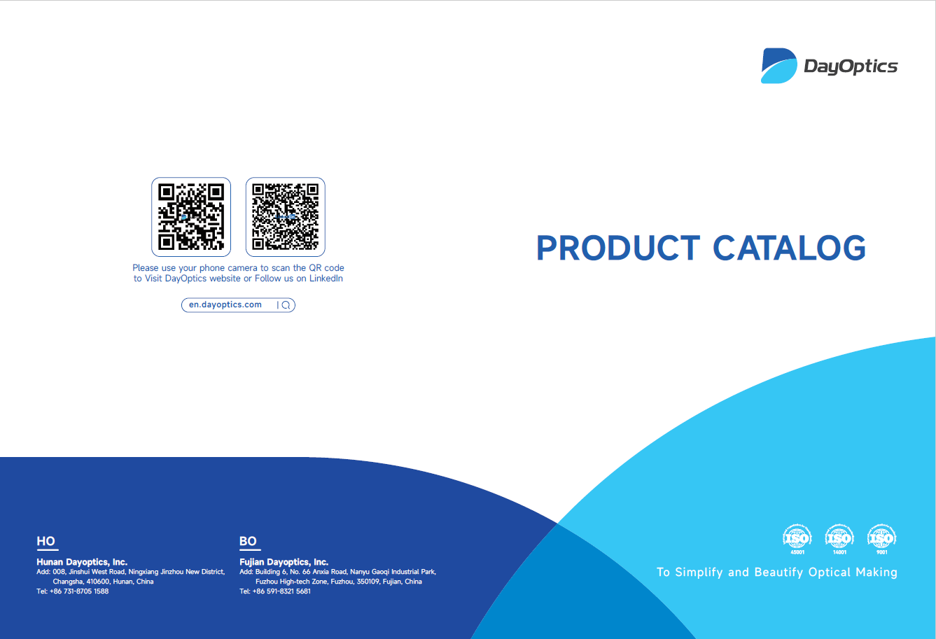#DayOptics Optical Components Catalog